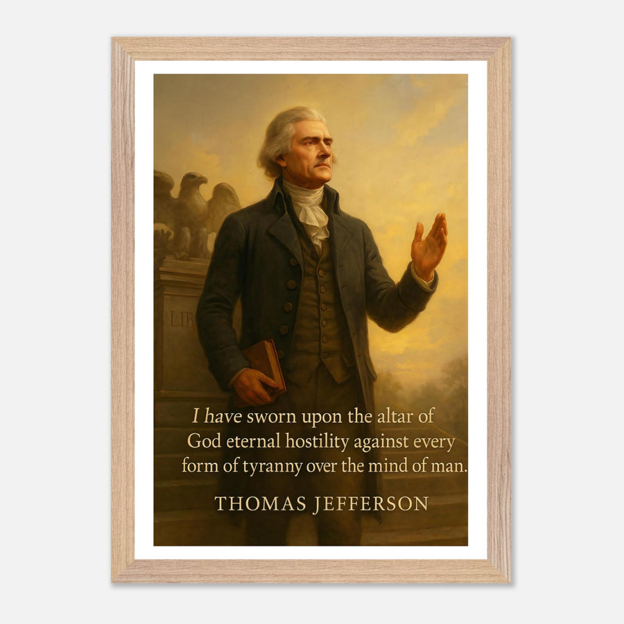 Thomas Jefferson: Freedom's Philosopher – Canvas Art Print | Canvas of America