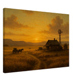 Homestad on the Prairie – Canvas Art Print | Canvas of America
