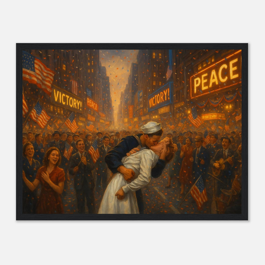 V Day on Times Square – Canvas Art Print | Canvas of America