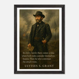 Ulysses S. Grant - In Every Battle – Canvas Art Print | Canvas of America