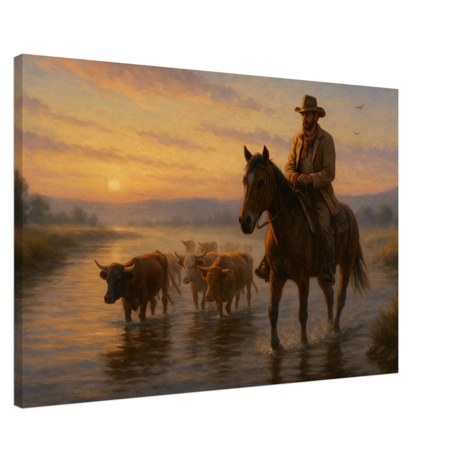 Early Rancher – Canvas Art Print | Canvas of America