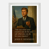 JFK - A Profile in Courage – Canvas Art Print | Canvas of America