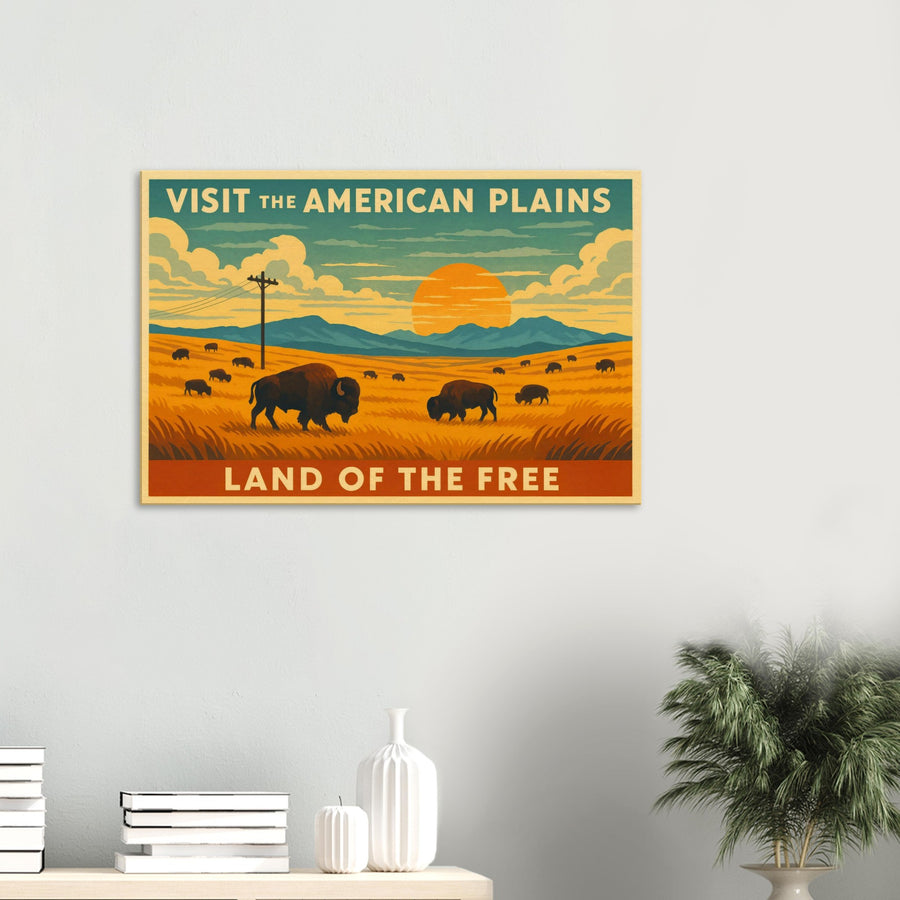 Visit the American Plains – Canvas Art Print | Canvas of America