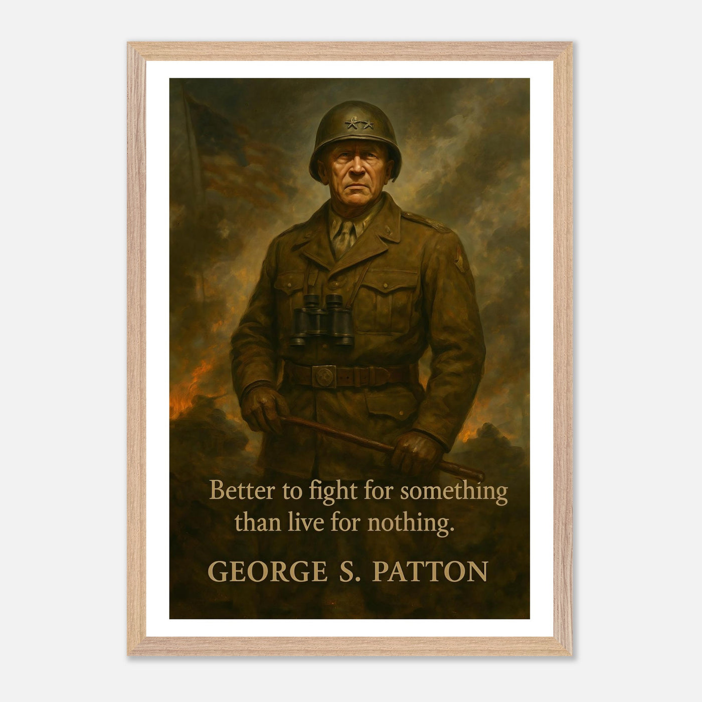 Goerge S. Patton - Born to Lead – Canvas Art Print | Canvas of America