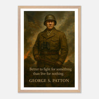 Goerge S. Patton - Born to Lead – Canvas Art Print | Canvas of America