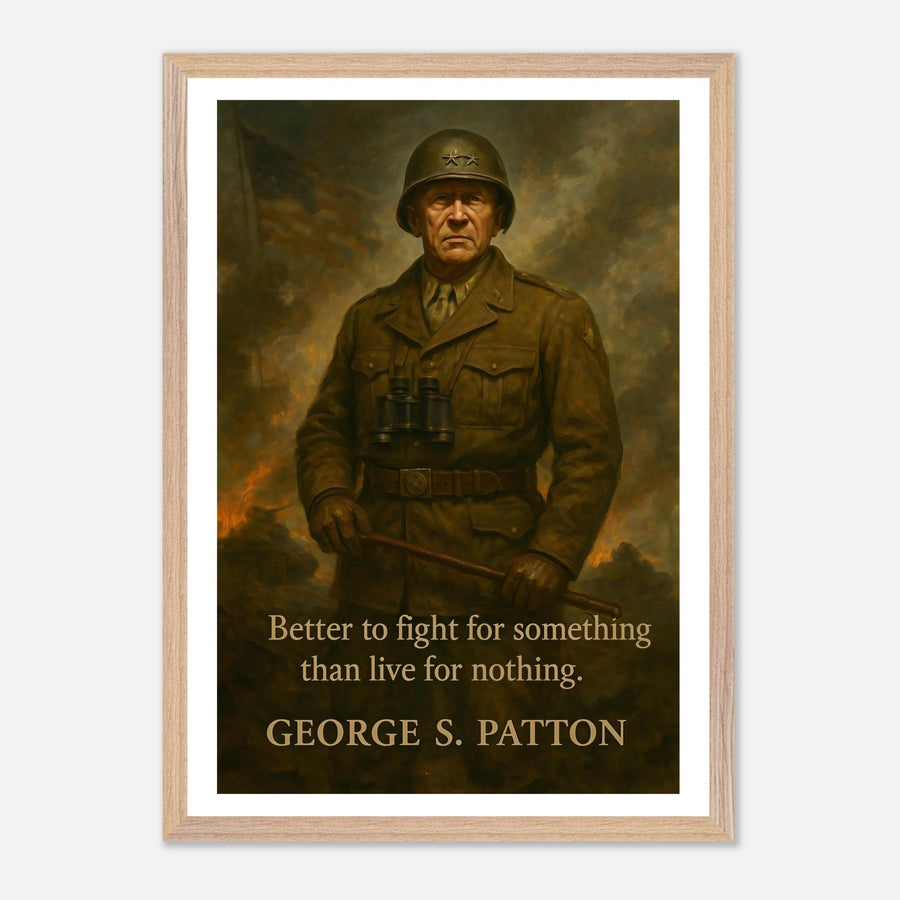 Goerge S. Patton - Born to Lead – Canvas Art Print | Canvas of America
