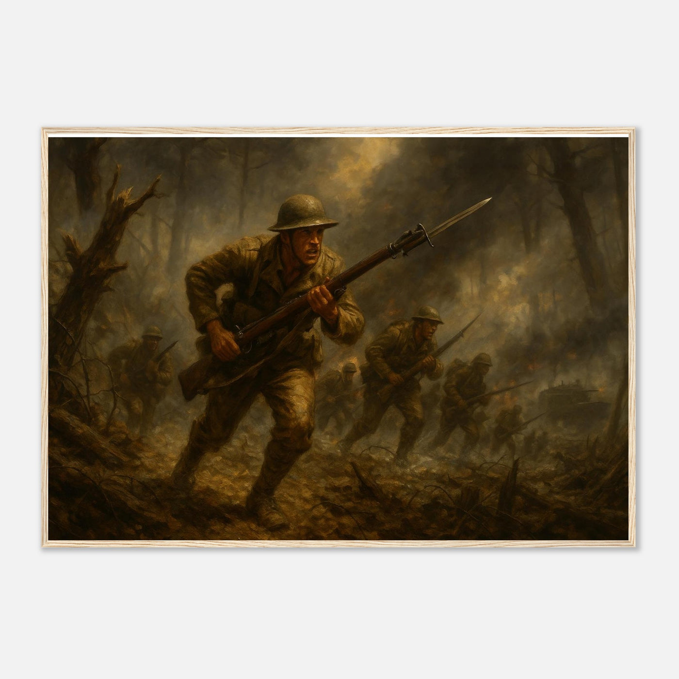 Battle of Belleau Wood WW1 – Canvas Art Print | Canvas of America