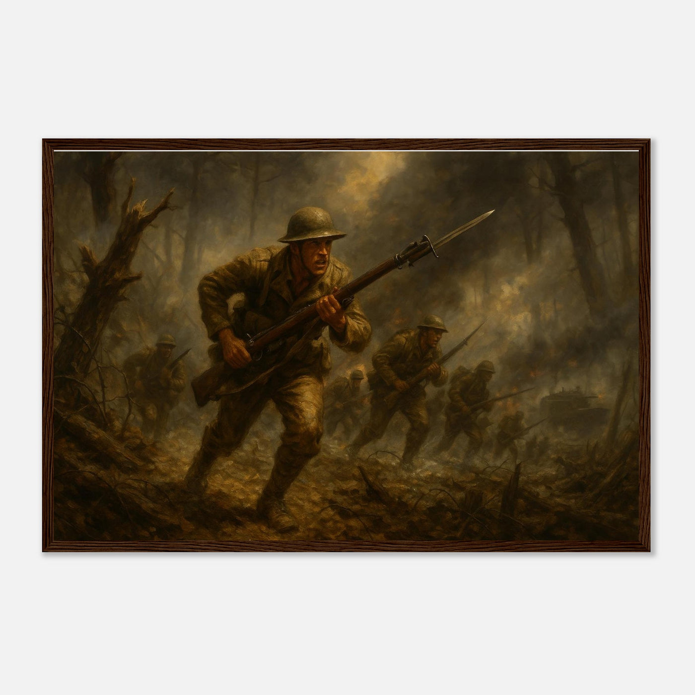Battle of Belleau Wood WW1 – Canvas Art Print | Canvas of America
