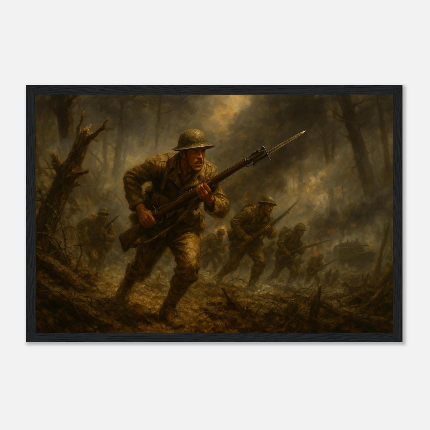 Battle of Belleau Wood WW1 – Canvas Art Print | Canvas of America