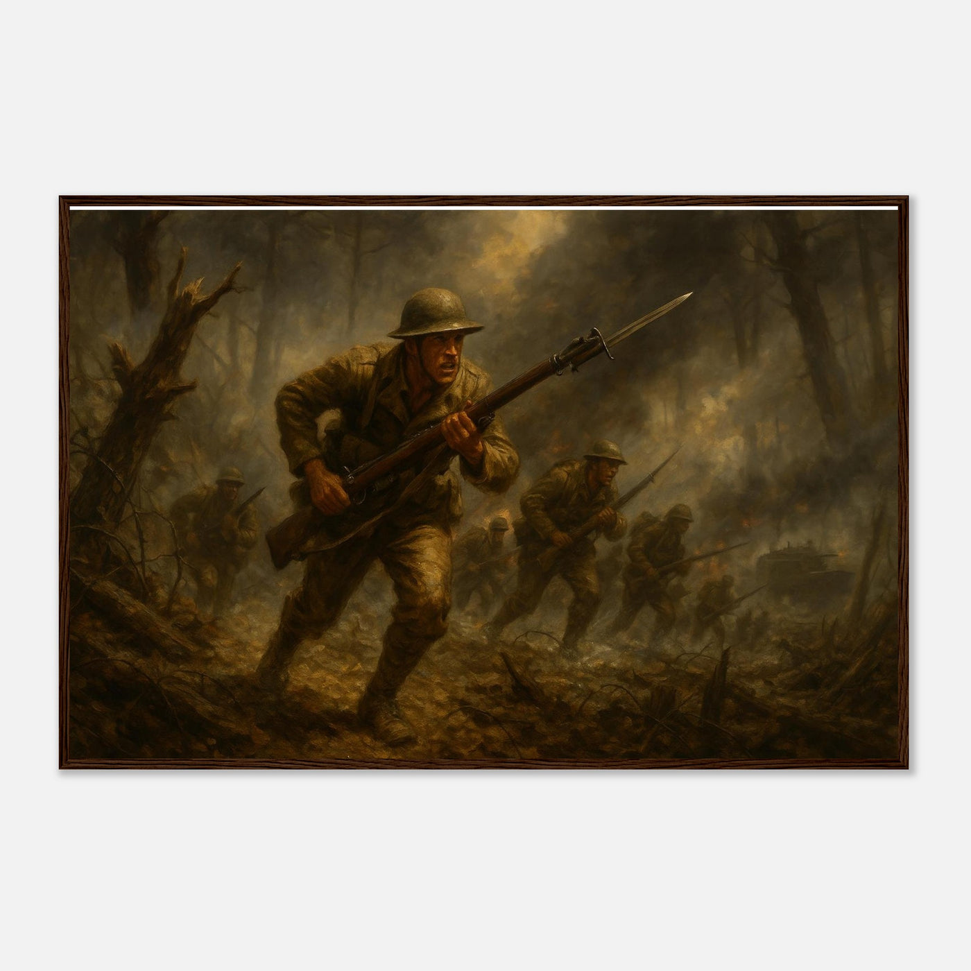 Battle of Belleau Wood WW1 – Canvas Art Print | Canvas of America