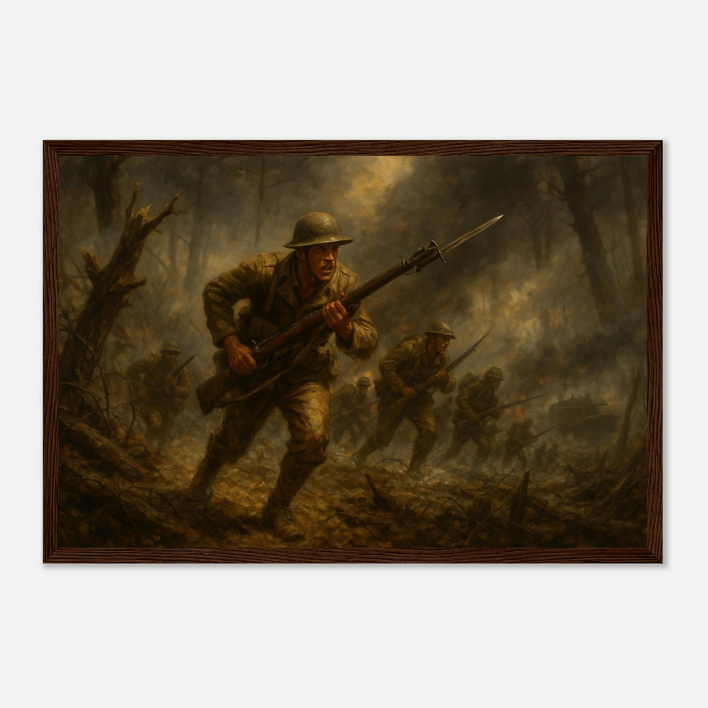 Battle of Belleau Wood WW1 – Canvas Art Print | Canvas of America