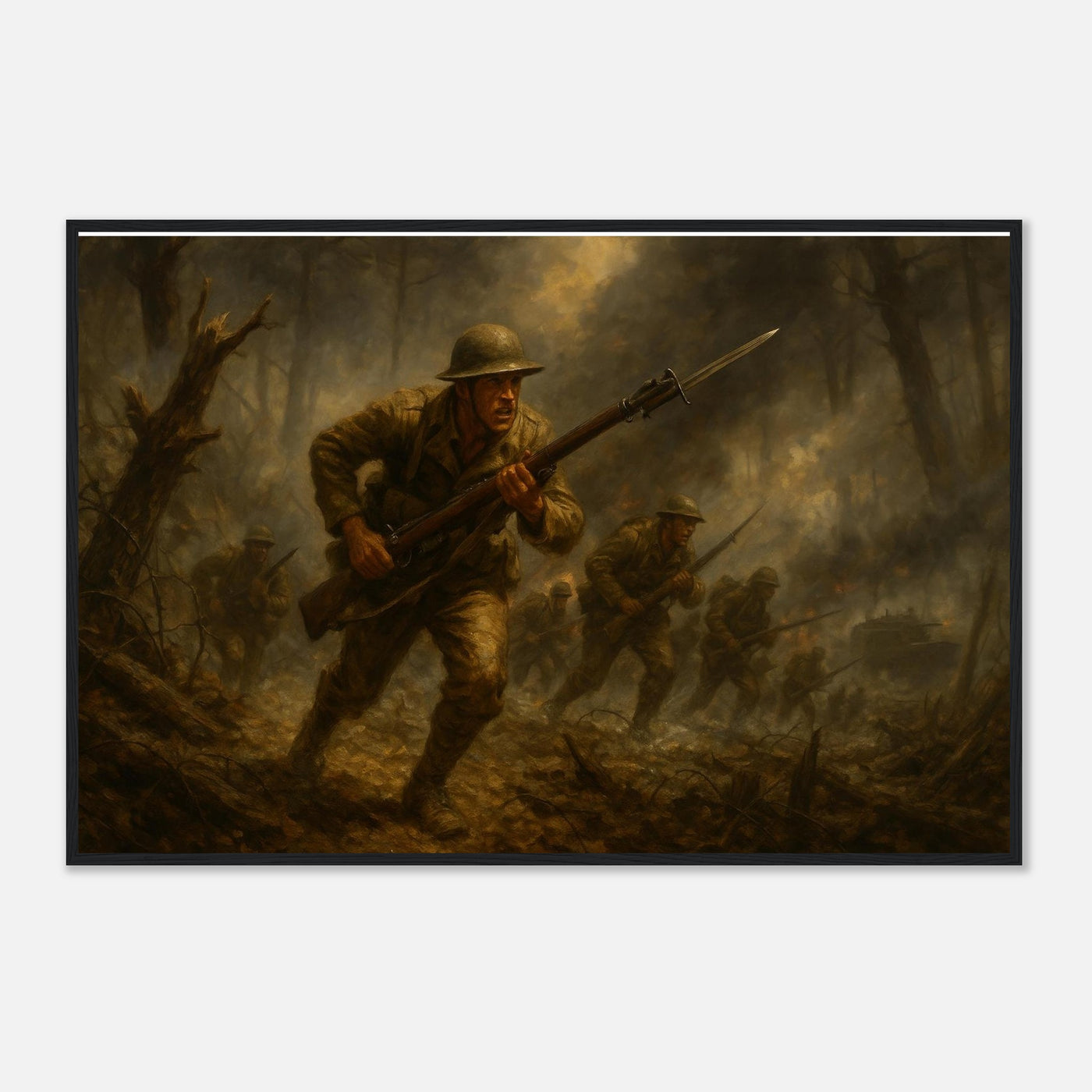 Battle of Belleau Wood WW1 – Canvas Art Print | Canvas of America