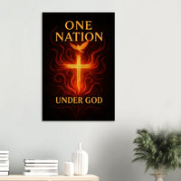 One Nation, Born in Fire, under God – Canvas Art Print | Canvas of America