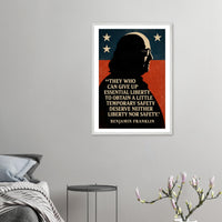 Benjamin Franklin - Essential Liberty – Canvas Art Print | Canvas of America