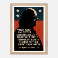Benjamin Franklin - Essential Liberty – Canvas Art Print | Canvas of America