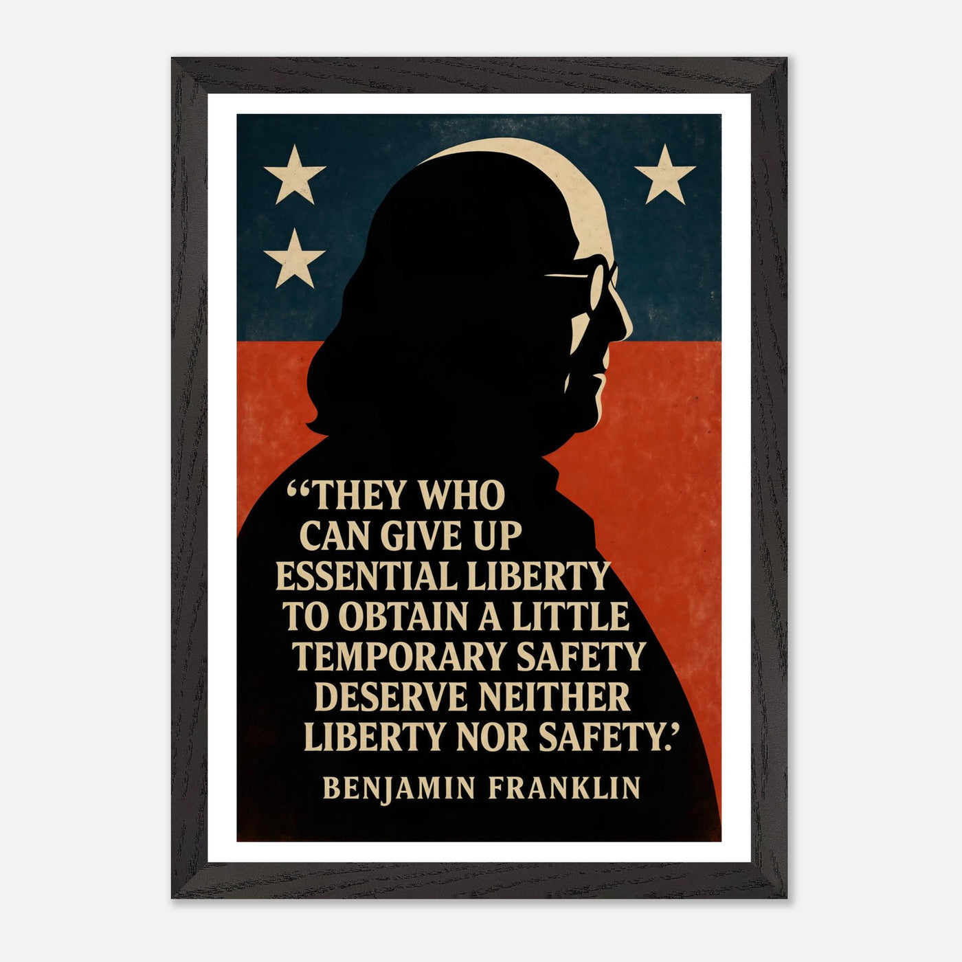 Benjamin Franklin - Essential Liberty – Canvas Art Print | Canvas of America