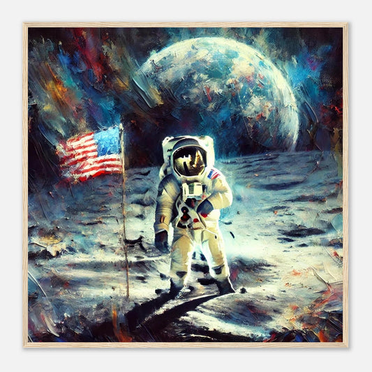One Giant Leap for Mankind – Canvas Art Print | Canvas of America