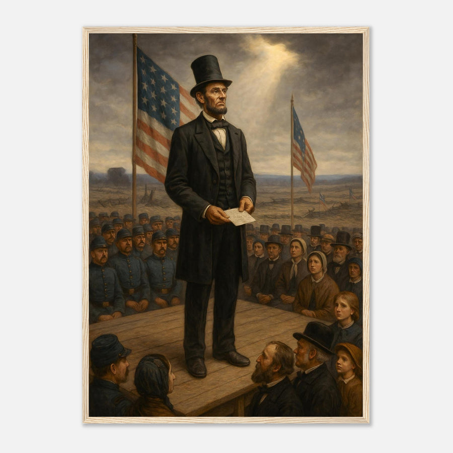The Gettysburg Adress – Canvas Art Print | Canvas of America