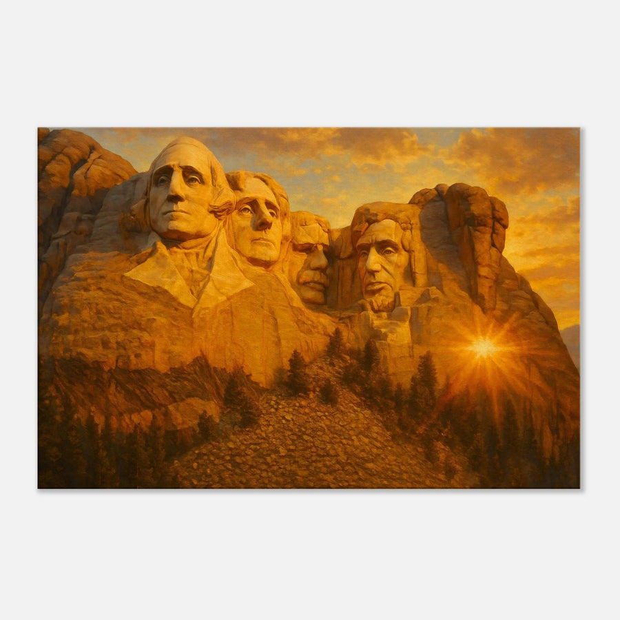 Mount Rushmore at Sunset – Canvas Art Print | Canvas of America
