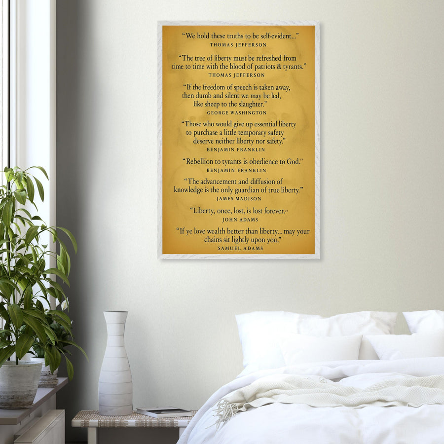 Founding Fathers - Words of Wisdom – Canvas Art Print | Canvas of America