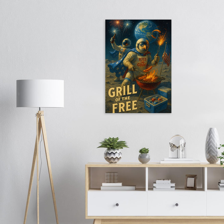 Grill of the Free – Canvas Art Print | Canvas of America