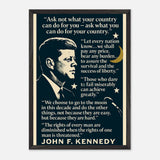 JFK - Words that Moved a Nation – Canvas Art Print | Canvas of America