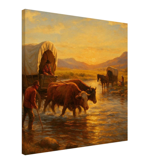 Settling the West – Canvas Art Print | Canvas of America