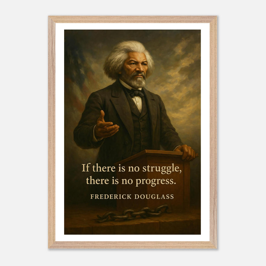 Frederick Douglass - Orater of Progress – Canvas Art Print | Canvas of America