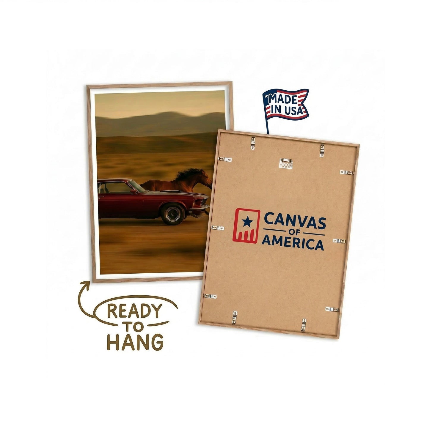 Canvas of America premium wall art display