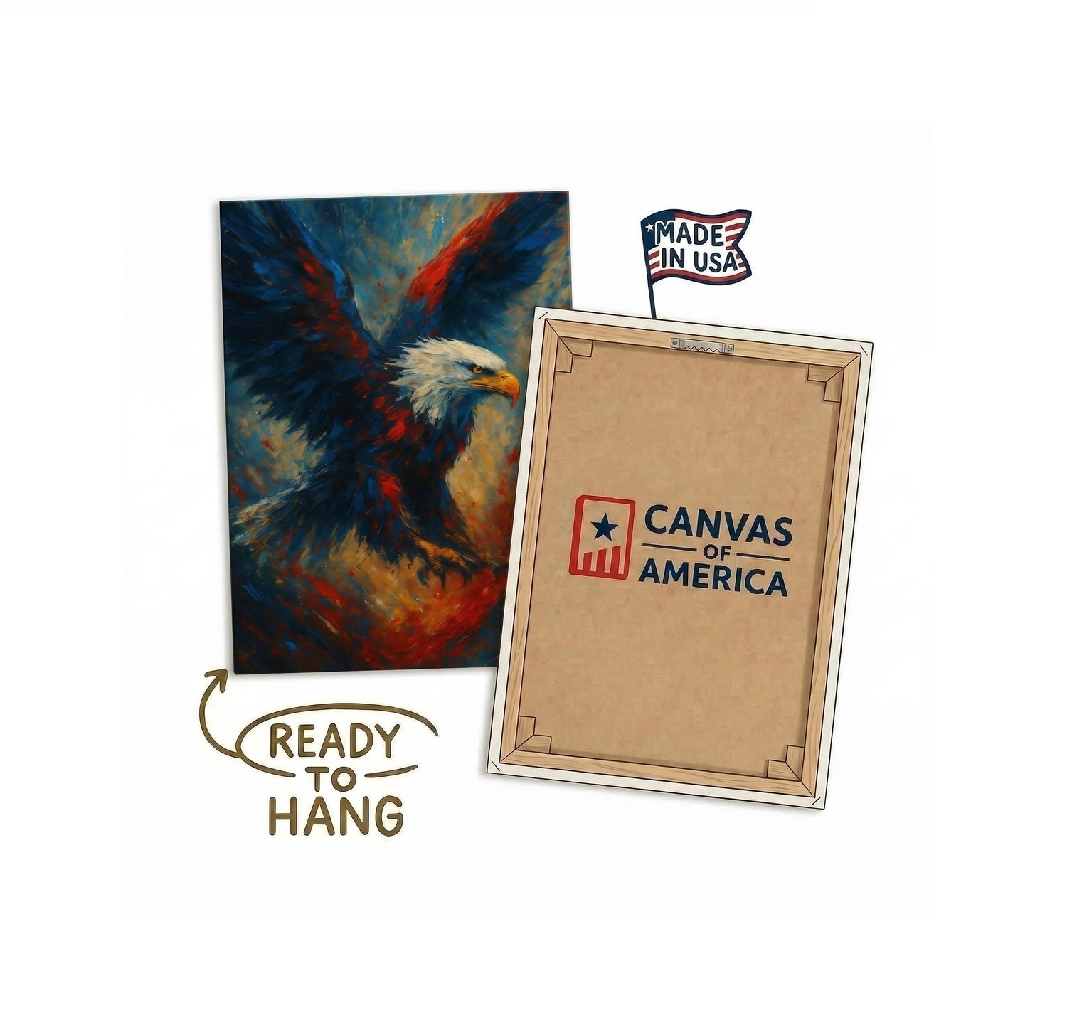 Canvas print front view
