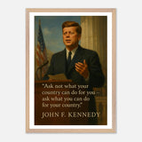 JFK - A Profile in Courage – Canvas Art Print | Canvas of America