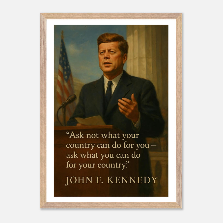 JFK - A Profile in Courage – Canvas Art Print | Canvas of America