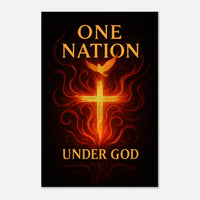 One Nation, Born in Fire, under God – Canvas Art Print | Canvas of America