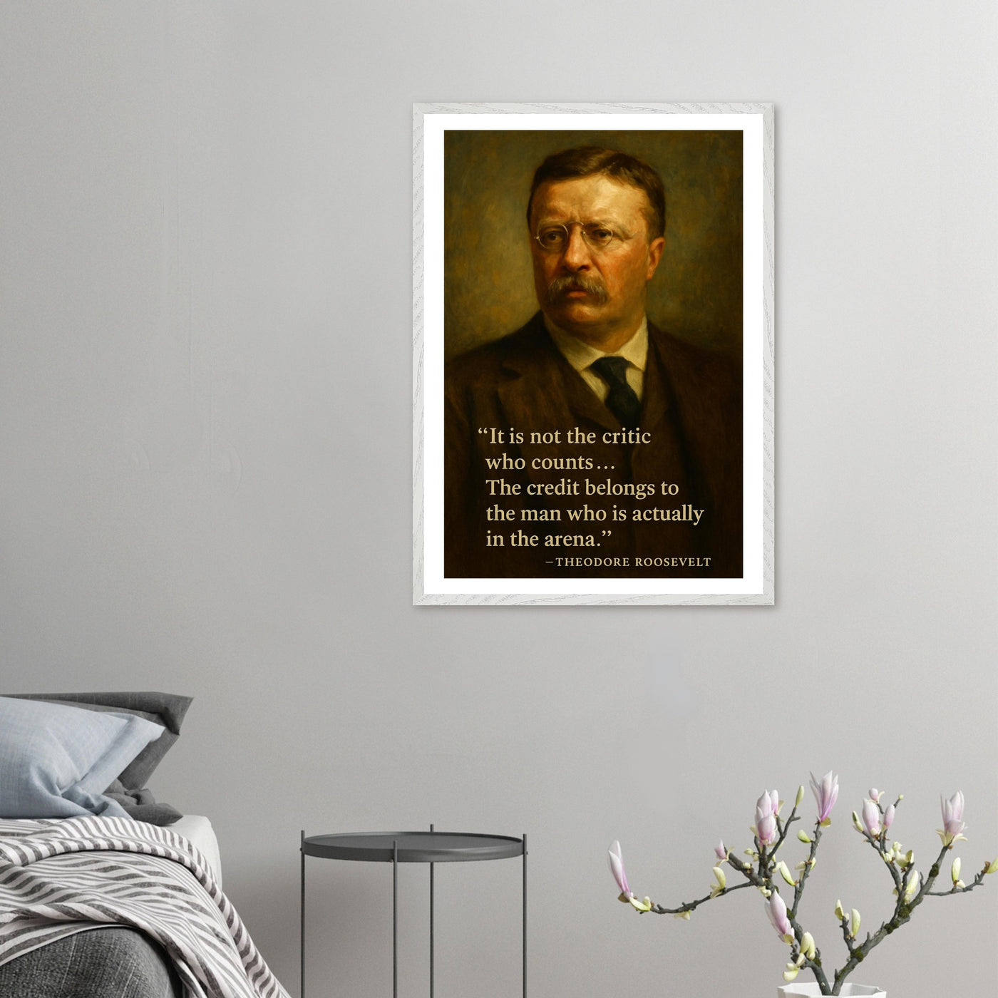 Theodore Roosevelt - The Man in the Arena – Canvas Art Print | Canvas of America