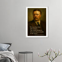 Theodore Roosevelt - The Man in the Arena – Canvas Art Print | Canvas of America