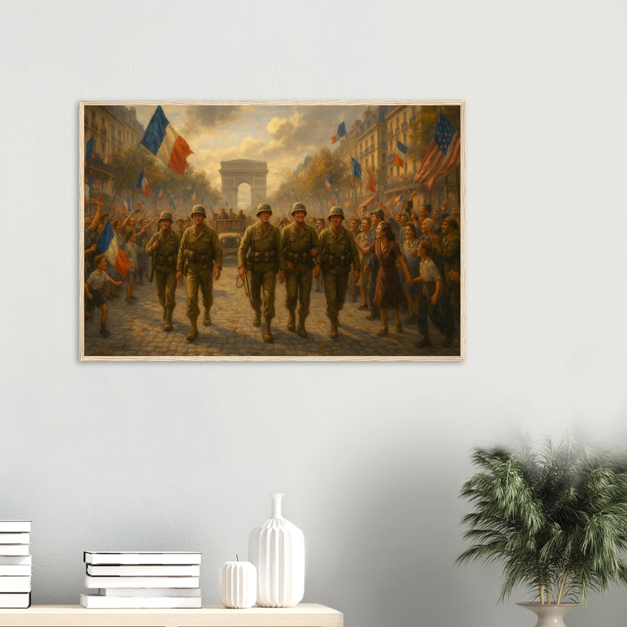 Liberation of Paris – Canvas Art Print | Canvas of America