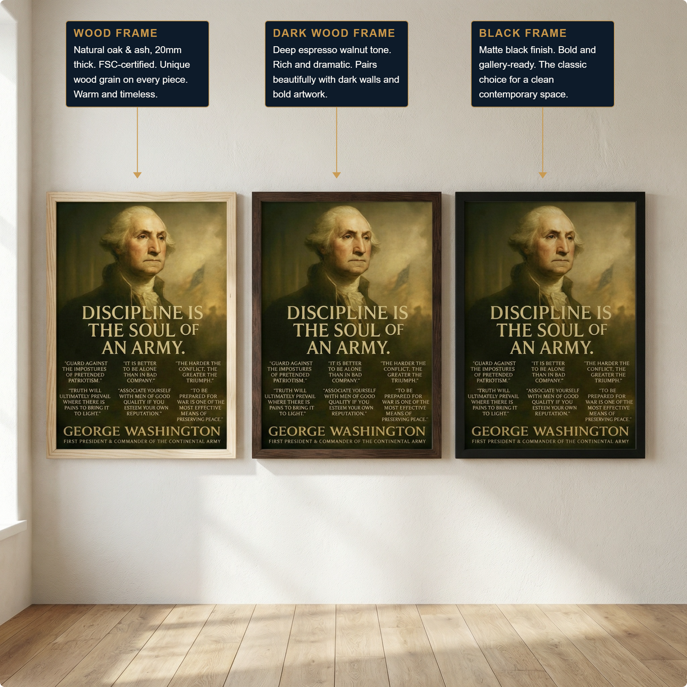 George Washington - Father of a Nation – Canvas Art Print | Canvas of America