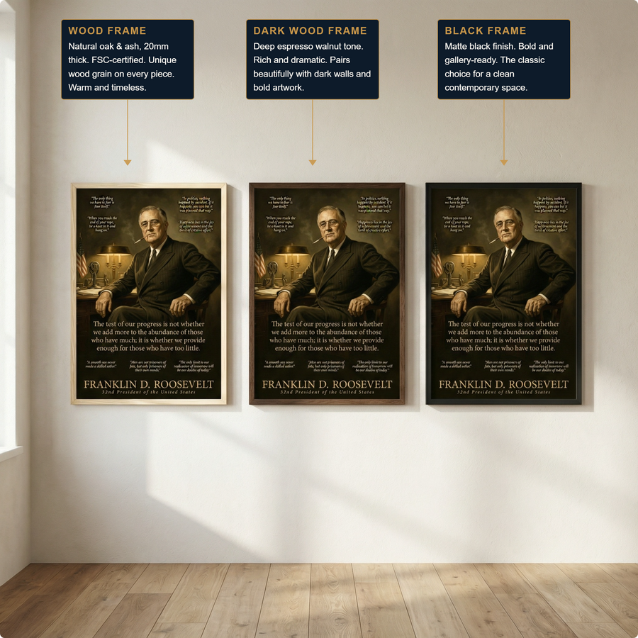 Franklin D. Roosevelt – Canvas Art Print | Canvas of America