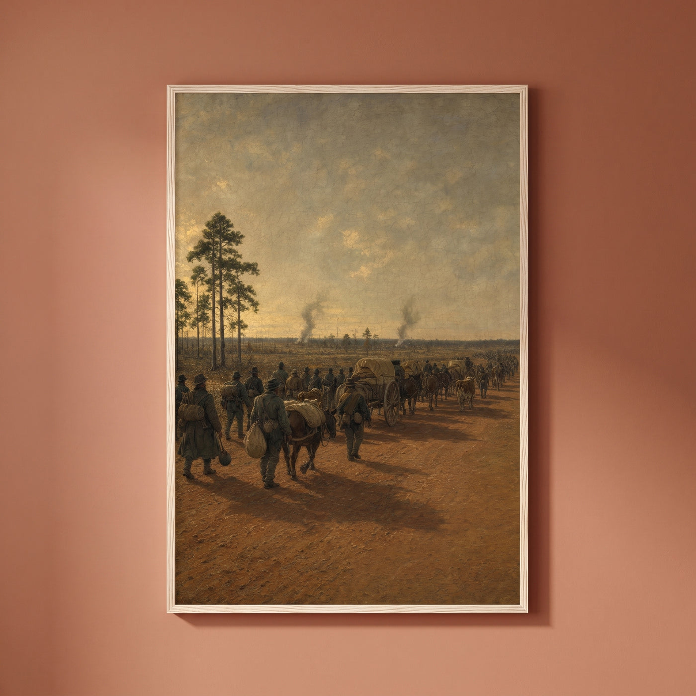 Across Georgia framed print on a plain wall
