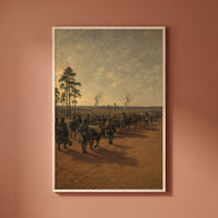 Across Georgia framed print on a plain wall