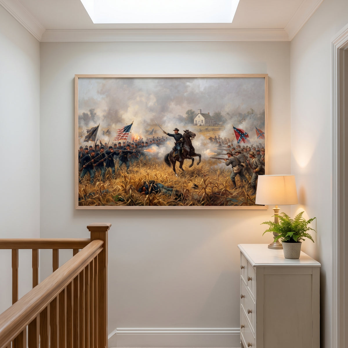 Antietam — Close Encounter framed print hanging in a home interior