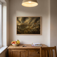 Battle of the Crater framed print hanging in a home interior