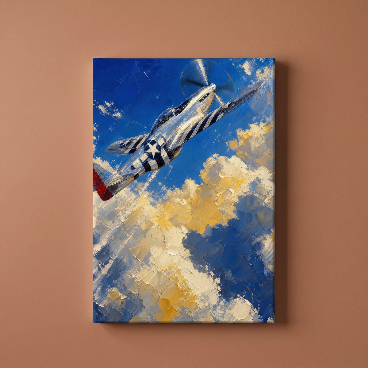 Cadillac of the Sky gallery-wrapped canvas print on a plain wall