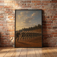 Camp Toccoa, 1942 framed print leaning against a wall
