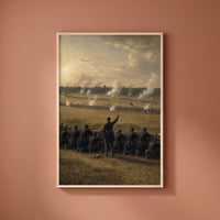 Cemetery Ridge, 1863 shown on its own — second framed print in the A House Divided set