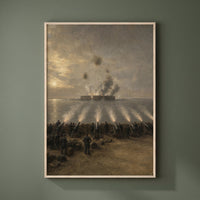 Fort Sumter, 1861 shown on its own — first framed print in the A House Divided set