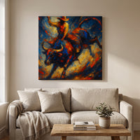 Hang On canvas print hanging in a home interior