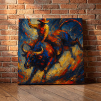 Hang On canvas print leaning against a wall