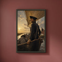Joshua Huddy and the Black Snake shown on its own — first framed print in The Partisans set
