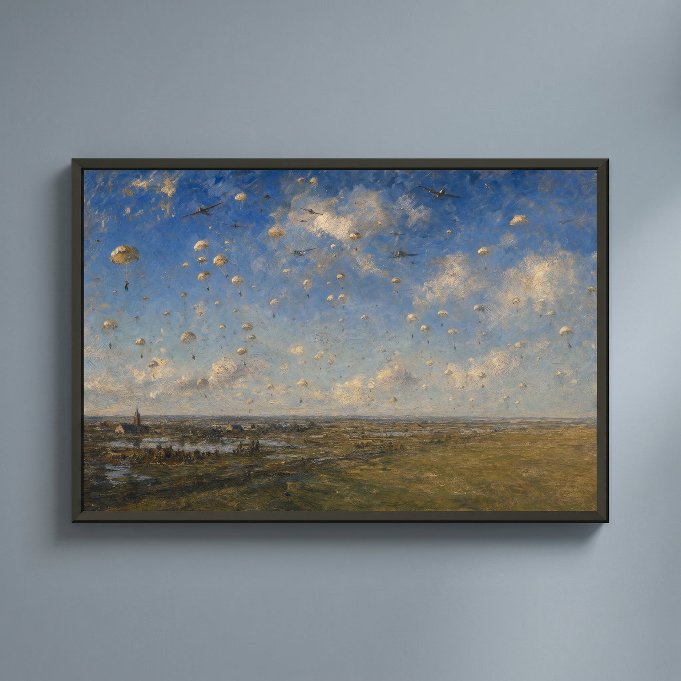 Market Garden, 1944 framed print on a plain wall